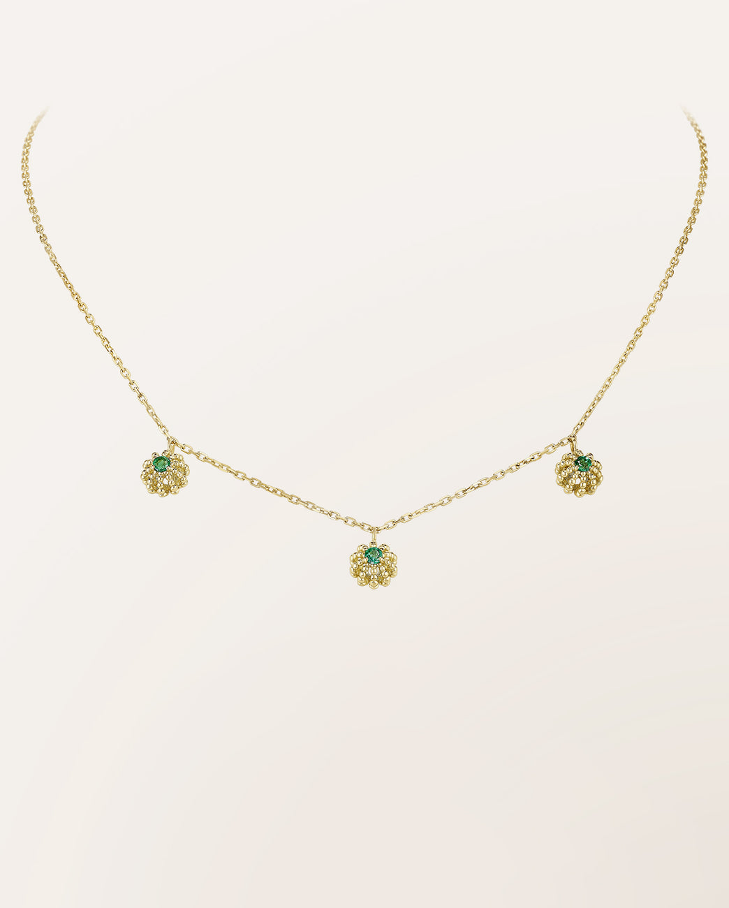 Pendentif 3 minis Oursins - Barth Monte-Carlo