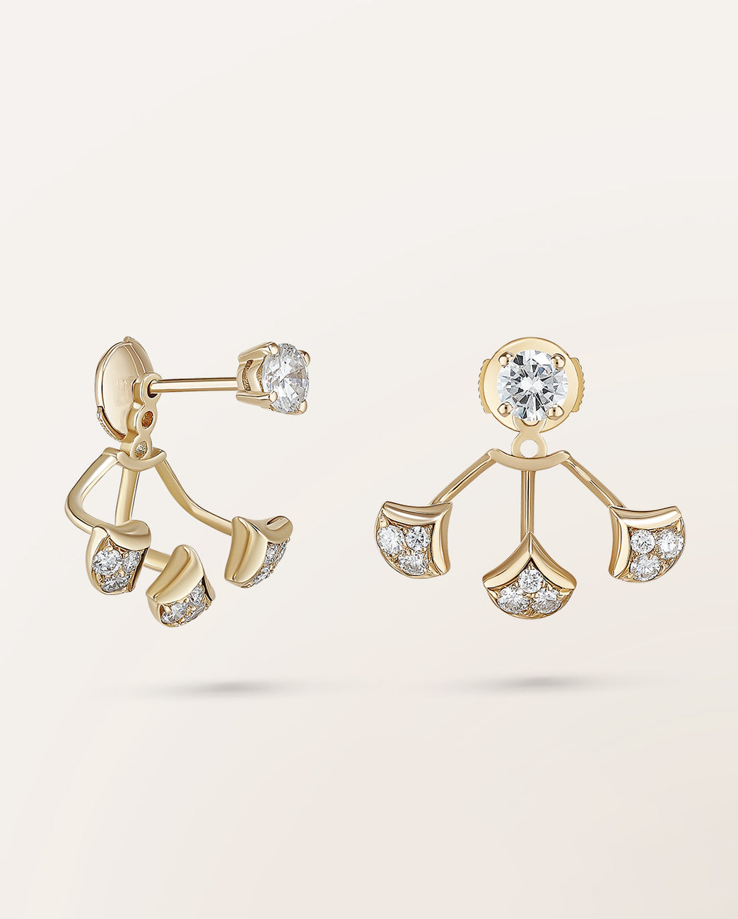 Motifs d'oreilles 3 écailles sous le lobe Ocean Beauty - Barth Monte-Carlo