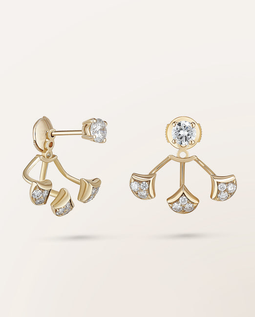 Motifs d'oreilles 3 écailles sous le lobe Ocean Beauty - Barth Monte-Carlo