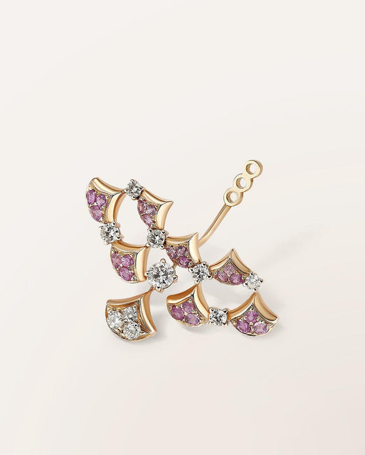 Motif mono oreille amovible Ocean Beauty éventail - Barth Monte-Carlo