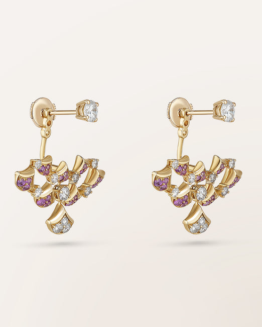 Boucles d'oreilles Ocean Beauty éventail - Barth Monte-Carlo