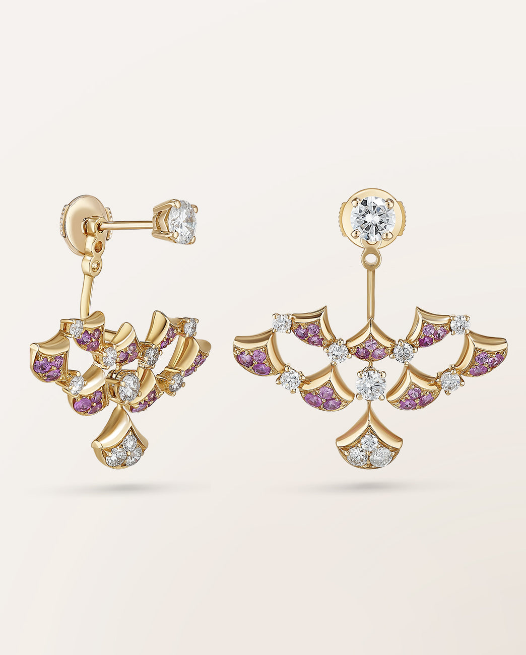 Boucles d'oreilles Ocean Beauty éventail - Barth Monte-Carlo