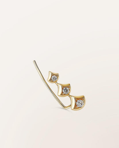 Motif mono oreille 3 écailles petit modèle Ocean Beauty - Barth Monte-Carlo