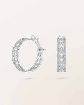 Boucles d'oreilles créoles grand modèle