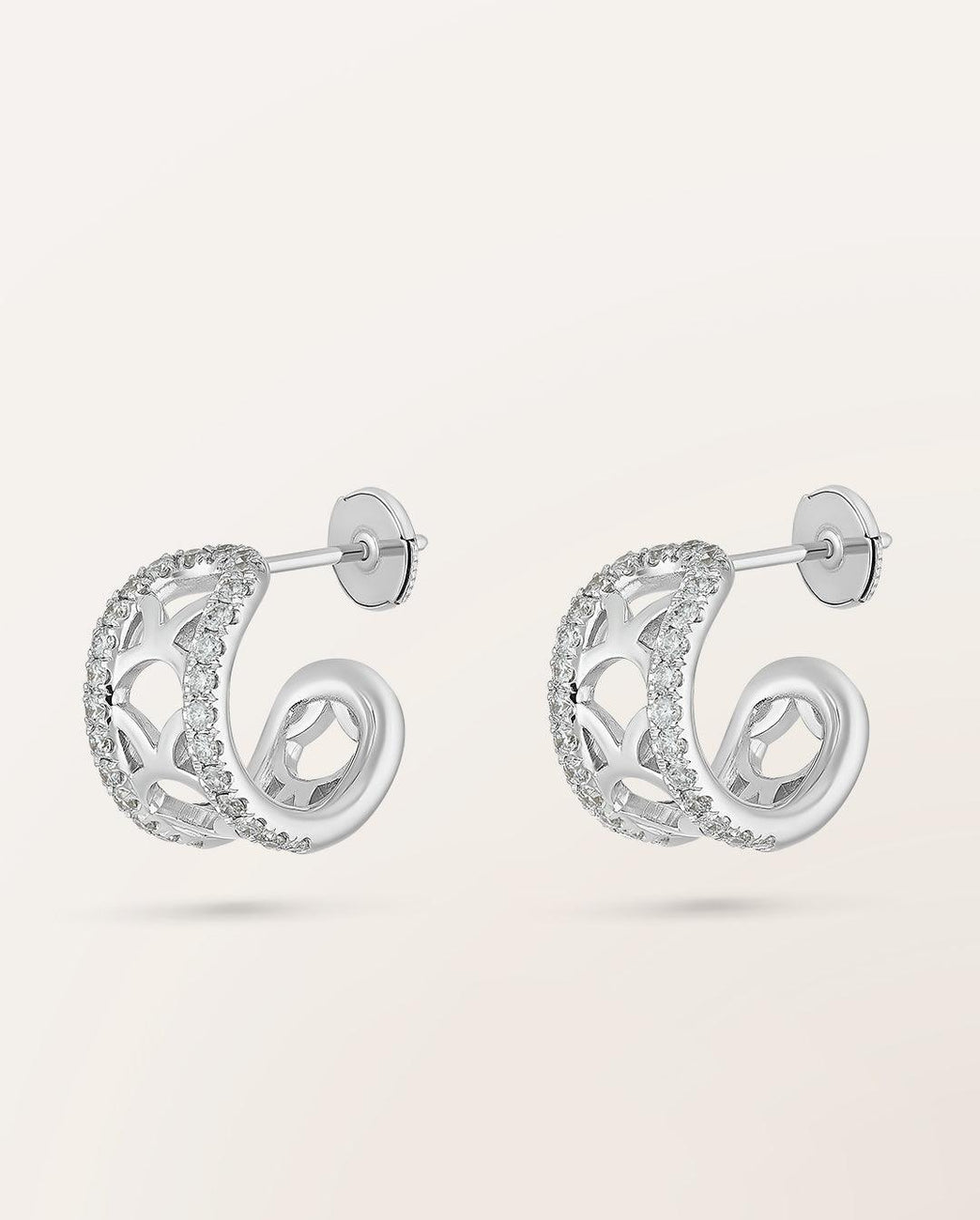 Boucles d'oreilles créoles petit modèle - Barth Monte-Carlo