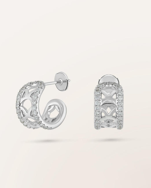 Boucles d'oreilles créoles petit modèle - Barth Monte-Carlo