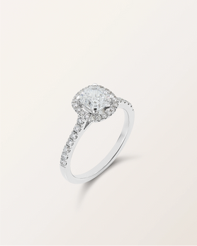 Bague Étincelle coussin 0,70 ct
