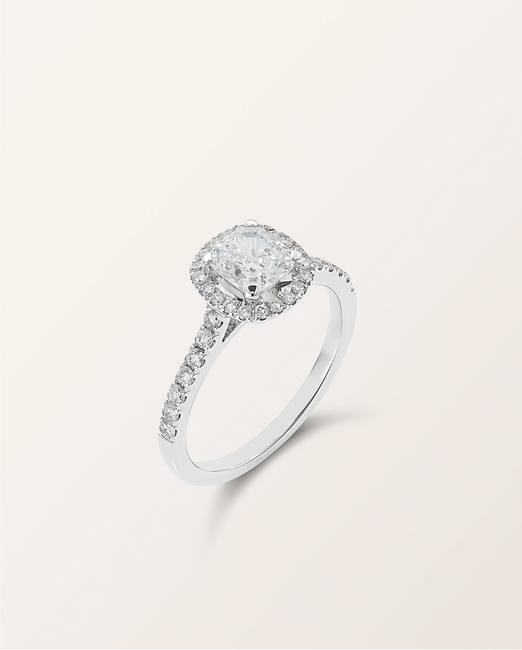 Bague Étincelle coussin 0,70 ct