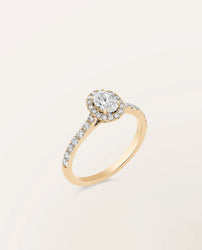 Bague Étincelle Ovale 0,30 ct