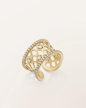 Bague Ecailles moyen modèle
