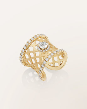 Bague Ecailles grand modèle