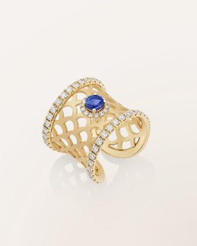 Bague Ecailles grand modèle