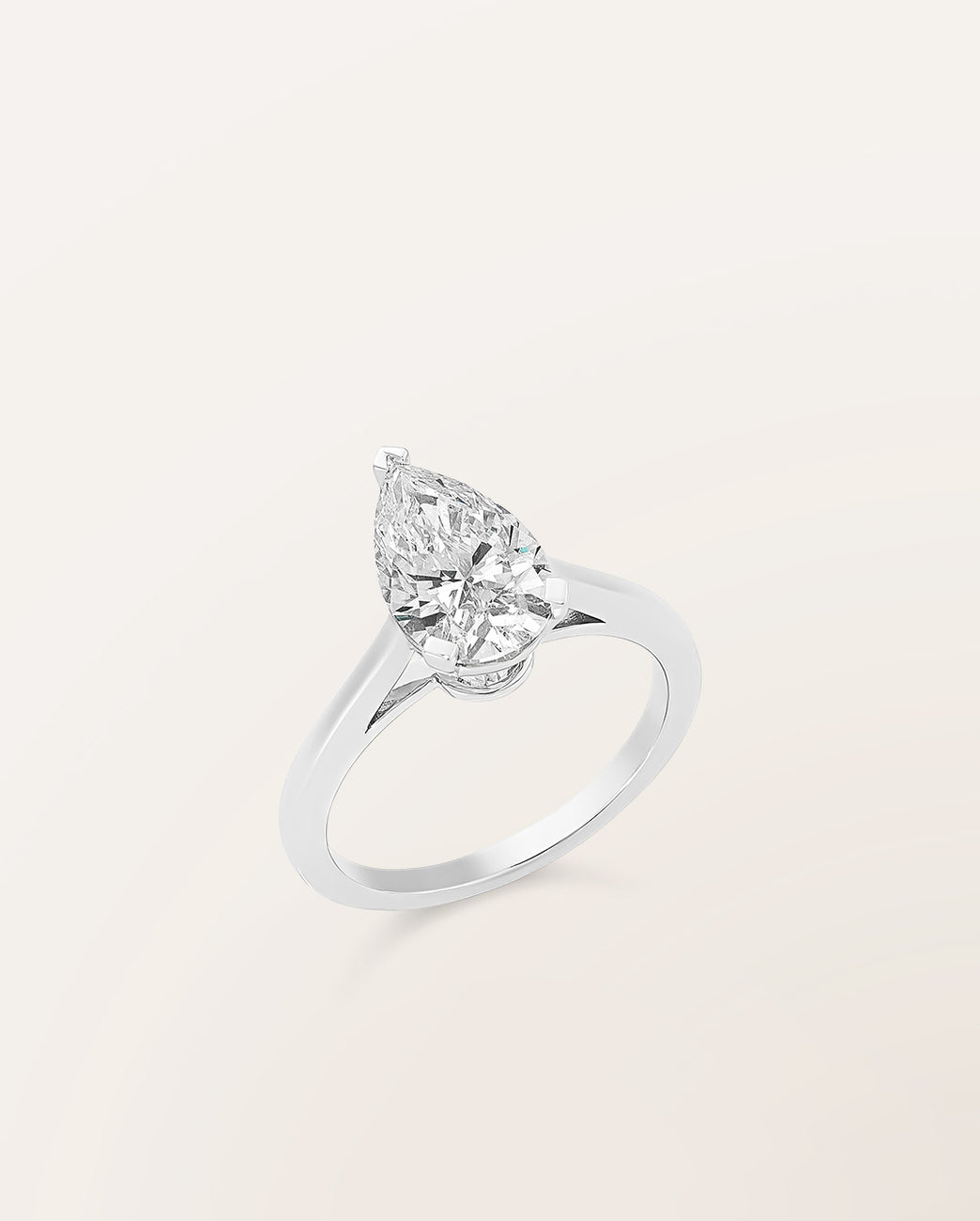 Bague The One 2 cts Poire - Barth Monte-Carlo