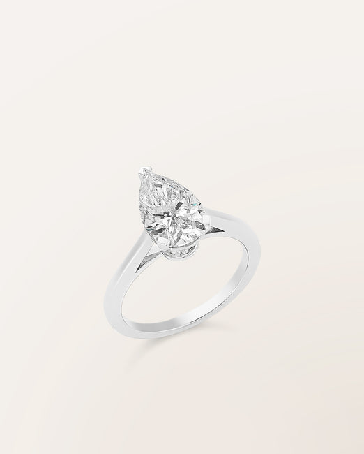 Bague The One 2 cts Poire - Barth Monte-Carlo