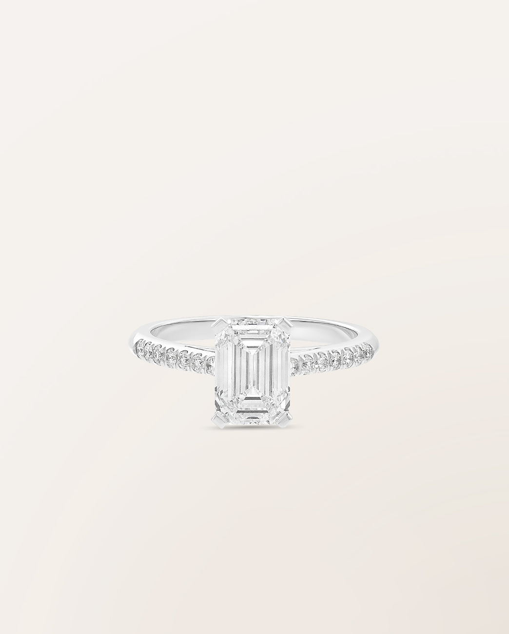Bague The One 2 cts taille émeraude - Barth Monte-Carlo