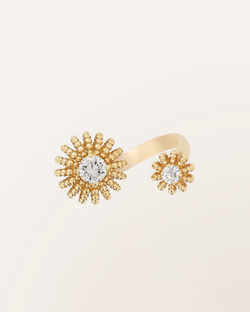 Bague Duo petit et mini Oursins