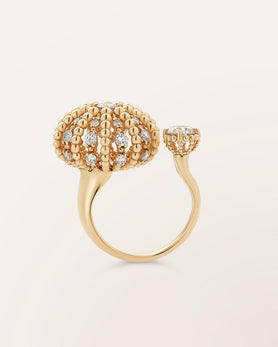 Bague Duo Oursin grand modèle