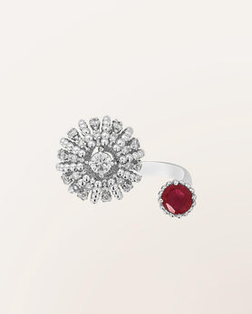 Bague Duo Oursin moyen modèle